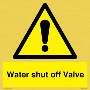 Water shut off Valve
